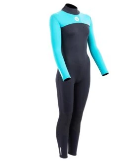 Two Bare Feet Thunderclap 2.5mm Womens Wetsuit (Aqua) -Diving Adventure womens thunderclap full wetsuit aqua 8