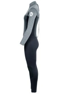 Two Bare Feet Thunderclap Pro 5/4mm Womens Winter Wetsuit (Black/Delta Grey) -Diving Adventure womens thunderclap pro delta grey 3