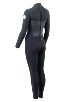 Two Bare Feet Thunderclap Pro 5/4mm Womens Winter Wetsuit (Black/Dark Grey) -Diving Adventure womens thunderclap pro 4.3 grey 4 5