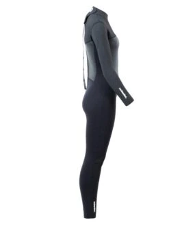 Two Bare Feet Thunderclap Pro 4/3mm Womens Winter Wetsuit (Black/Dark Grey) -Diving Adventure womens thunderclap pro 4.3 grey 7