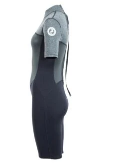 Two Bare Feet Thunderclap Pro 3/2mm Womens Shorty Wetsuit (Black/Delta Grey) 10 Two Bare Feet Thunderclap Pro 3/2mm Womens Shorty Wetsuit (Black/Delta Grey) -Diving Adventure womens thunderclap pro shorty delta 3