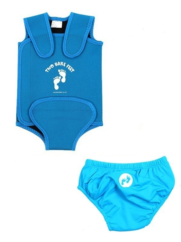 Essentials Baby Swim Kit - Wrap + Swim Nappy (Aqua) 1 Essentials Baby Swim Kit - Wrap + Swim Nappy (Aqua)