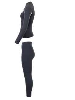 Two Bare Feet Womens Aspect Fleece Lined Zipless Thermal 2.5mm Superstretch Wetsuit Top & Pants Set (Black/Grey/Grey) 11 Two Bare Feet Womens Aspect Fleece Lined Zipless Thermal 2.5mm Superstretch Wetsuit Top & Pants Set (Black/Grey/Grey) -Diving Adventure wurbqt x